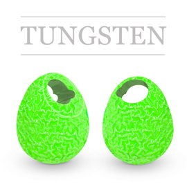 Tungsten Beads Jig Off Sunny Fluo Green