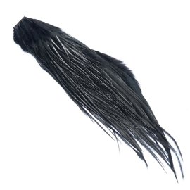 Wapsi Ewing Half Saddles Black | Fly Tying Materials \ Feathers \ Capes