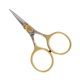 Dr. Slick - Iris Scissors 4 Gold Loops - Straight