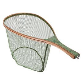 Vision Green Wood Rubber Net, Accessories \ Fishing Nets