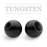 Regular Tungsten Beads Black