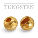 Slotted Tungsten Beads Reflex Gold