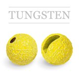 Slotted Tungsten Beads Sunny Yellow