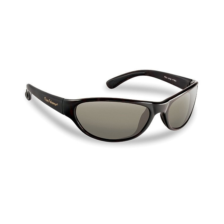 Flying Fisherman Sunglasses Key Largo Matte Black Smoke Glasses