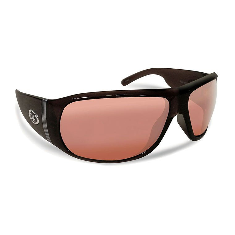 Flying Fisherman Sunglasses Pago Matte Black Vermillion Glasses