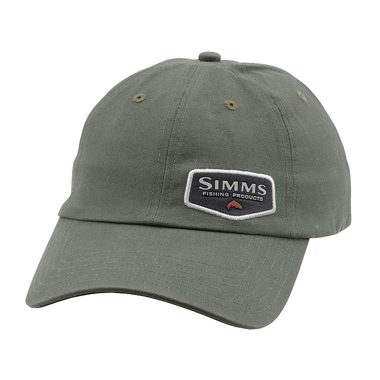 Simms Oil Cloth Cap Loden 