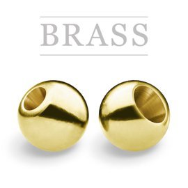 Brass Beads Gold