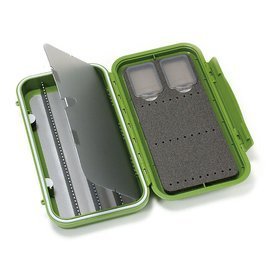 C&F Design Large Waterproof Tube Fly Case with 4 Compartments Olive