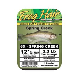 Frog Hair Mono Spring Creek Leader 3,70m