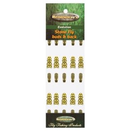 Hemingway's Evolution Stone Fly Buds & Back Light Yellow