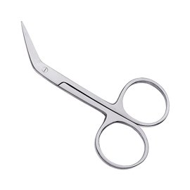 Scissor Silver Bent 10cm