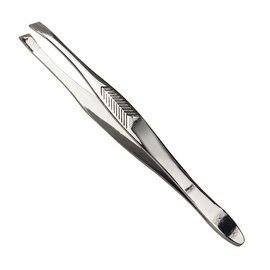 Silver Tweezer Slanted Tip 8,5cm