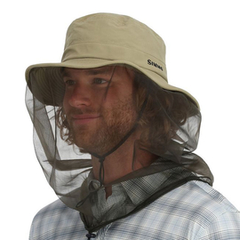 Simms Bugstopper Net Sombrero Stone