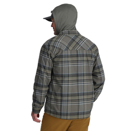 Simms ColdWeather Hoody Gunmetal Neo Plaid