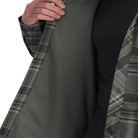 Simms ColdWeather Hoody Gunmetal Neo Plaid