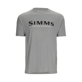Simms Logo T-shirt Cinder Heather