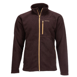 Simms Rivershed Full Zip Mahogany