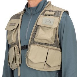 Simms Tributary Vest Tan