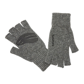 Simms Wool ½ Finger Glove Steel