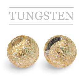 Slotted Tungsten Beads Sunny Gold Slotted Tungsten Beads Sunny Gold Fly Tying Materials Tungsten Beads