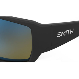Smith Optics Sunglasses Guide's Choice Matte Black Polarchromic Yellow Blue Mirror