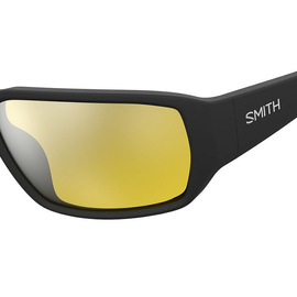 Smith Optics Sunglasses Hookset Matte Black Low Light Yellow