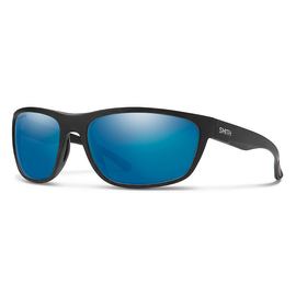 Smith Optics Sunglasses Redding Matte Black Polar Blue Mirror
