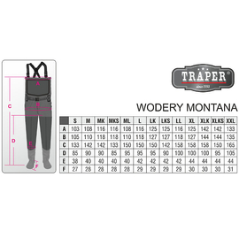 Traper Breathable Waders Montana