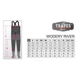 Traper Breathable Waders River