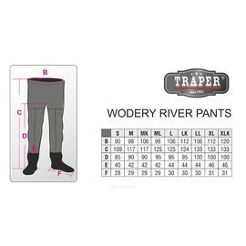 Traper Breathable Waders River Pants