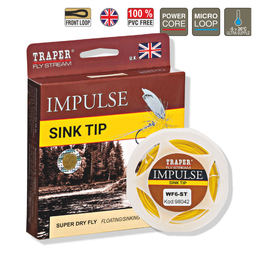 Traper Impulse Sink Tip Super Dry Fly - Fly Line WF