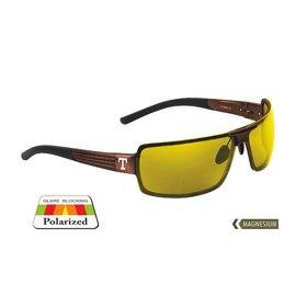 Traper Polarized Sunglasses Stream Brown Yellow