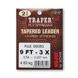 Traper Tapered Leader Hyper Strong  2 pcs. - 2,74m