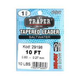 Traper Tapered Leader Saltwater - 3m