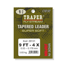 Traper Tapered Leader Super Soft - 2,74m