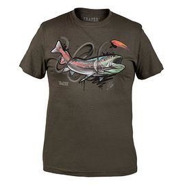 Traper t-shirt Art Hucho Dark Khaki