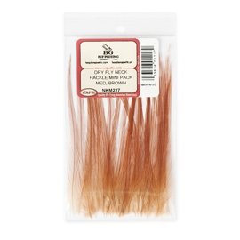 Wapsi Keough Dry Fly Neck Hackle Mini Pack - Medium