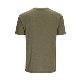 Simms Logo T-shirt RC Dark Clover/Military Heather