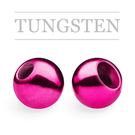 Regular Tungsten Beads Metallic Pink