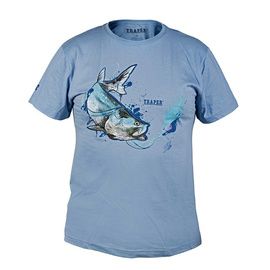 Traper t-shirt Art Tarpoon Light Blue