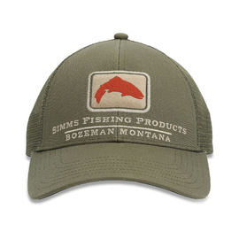 Simms Trout Icon Trucker Riffle Green