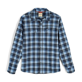 Gallatin Flannel Shirt Kennebec Plaid - Steel Blue