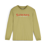 Simms Logo Shirt LS - Tent Green