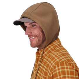 Simms Coldweather Hooded Shacket Wakemup Plaid - Stonefly