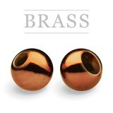 Brass Beads Metallic Coffe