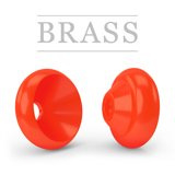 Ring Brass Hot Fluo Red