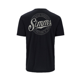 Simms Circle Lockup T-Shirt - Black