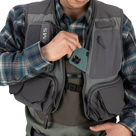 Simms Freestone Vest Pewter