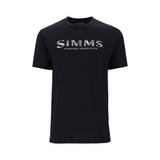 Simms Shroud Fill Logo T-Shirt - Black