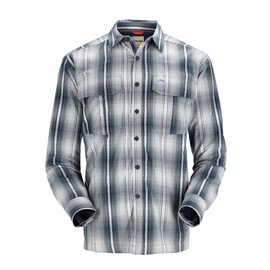 Simms Coldweather Shirt Navy Sterling Plaid